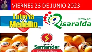 Resultados Chances y Loterías: MEDELLIN #5987 SANTANDER #3439 RISARALDA #0139 Viernes 23/06/2023