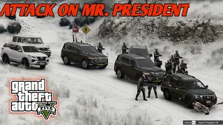 GTA 5 - Attack on President | Trevor Kill Mr President