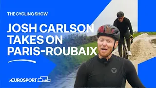 Three-time Australian National Mountain Bike Champion John Carlson vs the cobbles of Paris-Roubaix 😅