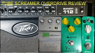 Overdrive Review: Joyo Vintage Overdrive | Peavey Bandit 112 | Ibanez TS7-TS9 | Mooer Green Mile