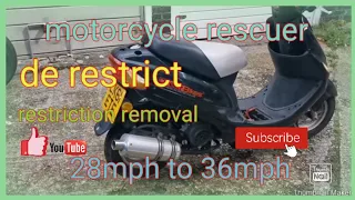 How to de restrict your motorcycle. How to make your 50cc faster. De restrict your moped or scooter