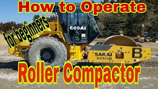 PAANO MAG OPERATE NG ROLLER COMPACTOR OR PISON TUTORIAL FOR BEGINNERS