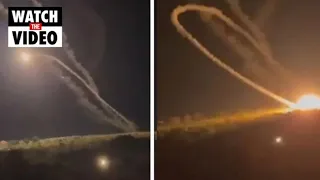 Dramatic moment Russian missile fails during launch