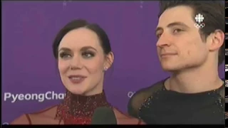 Tessa Virtue & Scott Moir Interview