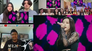 BLACKPINK REACTION MASHUP- 'Kiss And Make Up'(Live Tokyo Dome) #blackpink #kpop #music