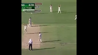 Brett Lee Fast Inswing Delivery - Huge Appeal for LBW - Out Or Not Out?