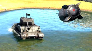 Naval Mines vs Tanks