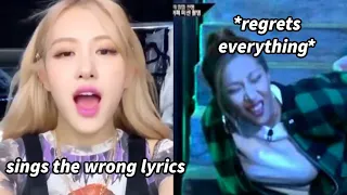 Female idols being painfully relatable