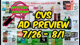 CVS AD PREVIEW (7/26 - 8/1) | Mouthwash, Makeup, Hair Care & more!