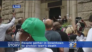 Hundreds Gather Downtown To Protest Antwon Rose Fatal Shooting By East Pittsburgh Police Officer