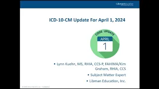 ICD-10-CM Code Updates for April 1, 2024