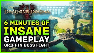 Dragon's Dogma 2 - NEW 6 Minutes Of Exclusive Gameplay - Boss Fight Double Griffin Fighter Class