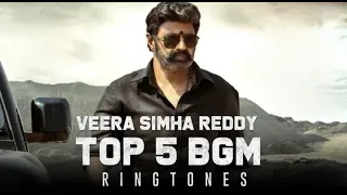 Veera Simha Reddy TOP 5 BGM Ringtons| Nandamuri Balakrishna|| N Clips