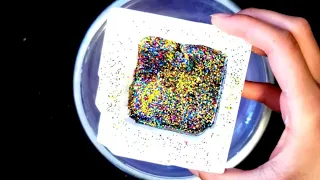 Gym chalk Colorful Glitter Bomb | Satisfying Crunches ASMR