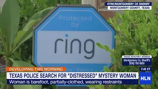 Mystery woman in what could be handcuffs rings doorbells, disappears