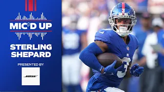 Sterling Shepard MIC'D UP 🗣 'I want it all!' | New York Giants