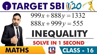 SBI Clerk Prelims | Inequality | Short tricks | Maths | Bank Exams | Maths By Arun Sir