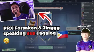 PRX Forsaken & Jinggg Learning New Filipino Word | Valorant Funny Clips