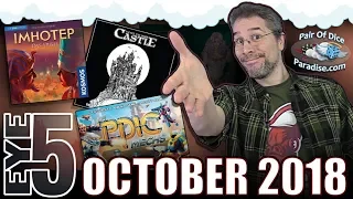 Top 5 Eye-Catching Board Games: October 2018