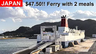 $47.50!? 13 Hours Overnight Ferry Ride With Buffet for Dinner & Breakfast - Fukuoka to Osaka #Japan