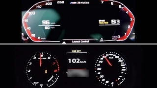 Audi RS3 8V NFL vs BMW M340i G20 0-200 km/h