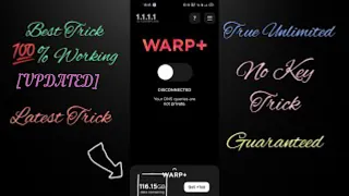 [UPDATED] Warp+ unlimited data trick | Warp plus premium account for free | Warp+ free data