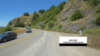 4K Ultra HD California Scenic Bike Ride with Music   Coleman Valley Road, California   5 Hours 2 mp4