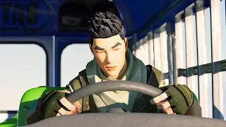 If the Bus Driver fell Asleep on the Battle Bus! (Fortnite Animation)