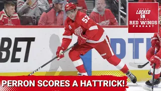 DAVID PERRON'S HATTRICK CARRIES THE DETROIT RED WINGS OVER THE PITTSBURGH PENGUINS!