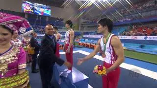 2014 Artistic Worlds, Nanning (CHN) - Men's All-Around Victory Ceremony - We are Gymnastics !