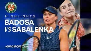 Paula Badosa vs Aryna Sabalenka | Round 3 | French Open 2024 Extended Highlights 🇫🇷