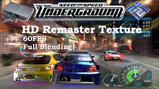 Need For Speed Underground ~HD Remaster Texture & True 60FPS | PCSX2 1.7.3519 | PS2 Full Blending PC