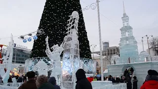 Новогодний Екатеринбург в 2018 году, 4 часть.