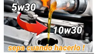 Cuándo dejar el 5w30?