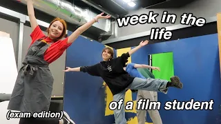 an EXAM week in the life of a film uni student! - university week in the life