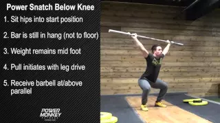 Power Snatch Below Knee