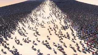 40,000 Persians Vs 40,000 Medieval Footman Ultimate Epic Battle Simulator UEBS