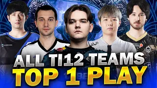 All TI12 Teams with their TOP 1 Play in 2023