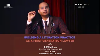 Building a litigation practice  as a first-generation lawyer