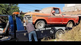 Rescatando una ford f100 1976 toda una sobreviviente del tiempo.