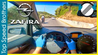 Opel / Vauxhaul Zafira B 1.8 140HP (2010) POV TEST DRIVE ONBOARD Greece 🌴