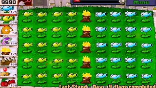 Plants vs Zombies | Last Stand Day I 5 Flags Successfully Defended Full GAMEPLAY