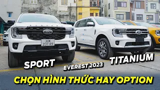 So Sánh Ford Everest 2023 Sport vs Titanium | Chênh 120Tr Chọn Hình Thức Hay Option