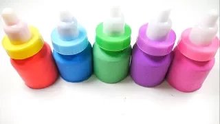 DIY How To Make Colors Kinetic Sand Baby Bottle Learn Colors Touch Sand | Ding-dong Toys