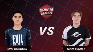 Team Secret vs Evil Geniuses - Game 1 - Grand Final - DreamLeague Season 13 - The Leipzig Major