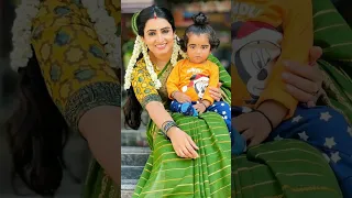 Pandian stores Suchitra (Dhanam) with kid 😍|#shortsfeed #shorts #trending #viral