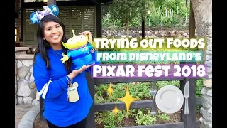 Trying Out Foods From Disneyland's Pixar Fest 2018 - Eats With Leen | Allyn Bernardo