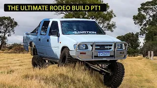 Building the Ultimate Holden TF Rodeo | Stripping the Jackaroo and Rampt Customs 4 link | PT1