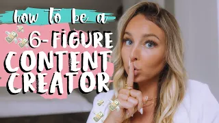 The SECRETS how creators & influencers make 6 figures NO ONE TELLS YOU (but how YOU can too!)