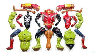 Avengers Toys Assemble Spider-Man, Hulk Smash, Hulk Buster, Venom And Siren head ~ Avengers